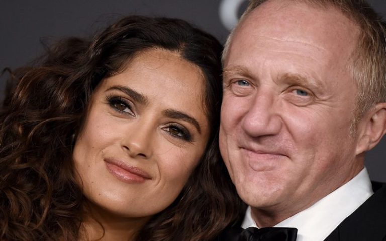 "Beautiful family": Salma Hayek posted a photo with her husband and his